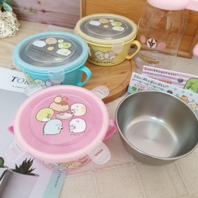 現貨正版 角落生物 304不鏽鋼碗 角落小夥伴 分隔碗 304不銹鋼餐碗 環保餐碗 台灣製造 兒童餐碗 三色碗-細節圖3