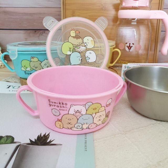 現貨正版 角落生物 304不鏽鋼碗 角落小夥伴 分隔碗 304不銹鋼餐碗 環保餐碗 台灣製造 兒童餐碗 三色碗-細節圖4