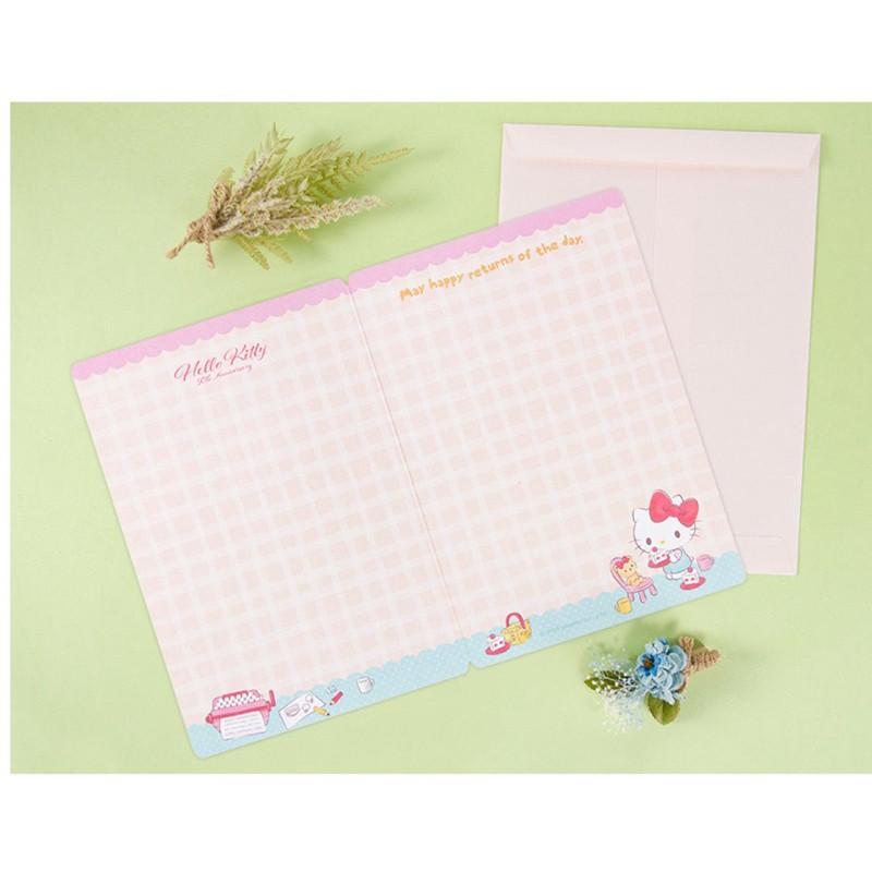 現貨正版 三麗鷗 萬用卡片A5 kitty萬用卡 耶卡 聖誕卡 生日卡 祝福卡 邀請卡 酷洛米卡片 台灣製-細節圖8