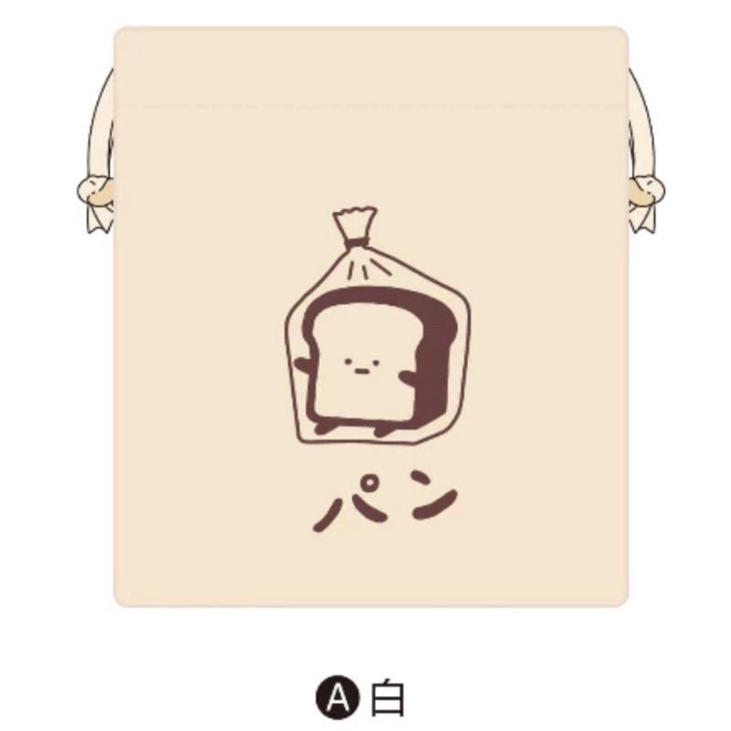 現貨正版 小呸角 小束口袋 包子 吐司手感束口袋（小） 抽繩收納包 大容量 化妝包 收納包 萬用包 收納袋-細節圖8