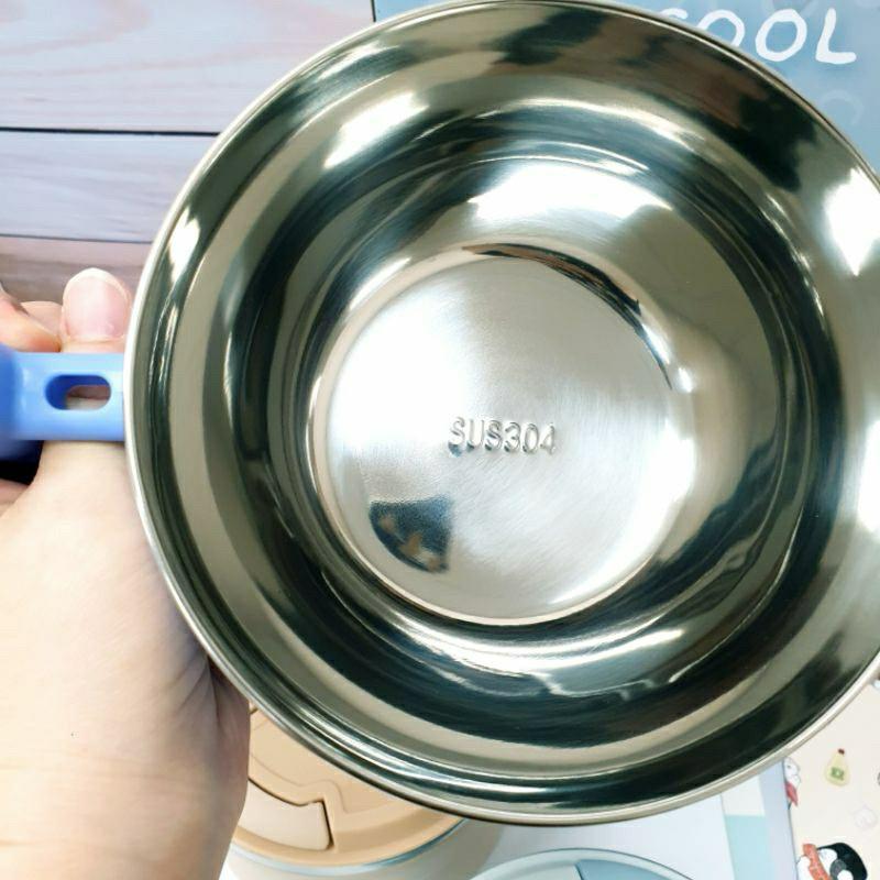 現貨正版 史努比 玩酷不鏽鋼隔熱保鮮碗 不鏽鋼隔熱碗 snoopy 隔熱湯碗 304不鏽鋼碗 保鮮碗 泡麵碗 餐碗 手把-細節圖4