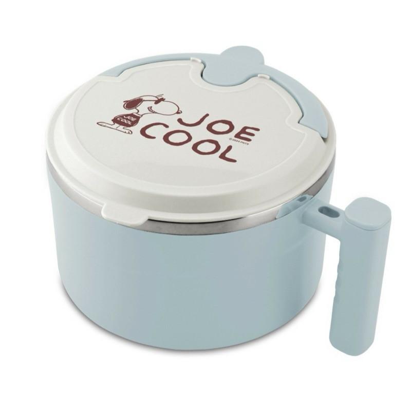 現貨正版 史努比 玩酷不鏽鋼隔熱保鮮碗 不鏽鋼隔熱碗 snoopy 隔熱湯碗 304不鏽鋼碗 保鮮碗 泡麵碗 餐碗 手把-細節圖8