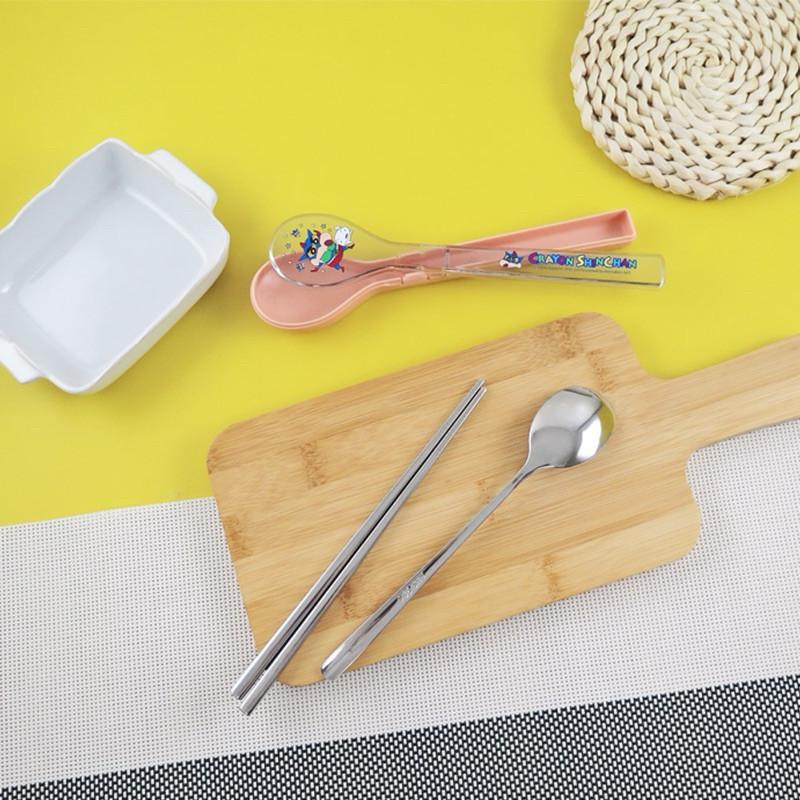 現貨正版 蠟筆小新 環保餐具組 304不鏽鋼 小新餐具組 野原新之助不鏽鋼餐具組 環保餐具組 不鏽鋼餐具 不鏽鋼餐具組-細節圖6