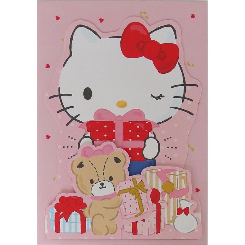 現貨正版 三麗鷗 萬用卡片 立體萬用卡 耶卡 聖誕卡 生日卡 祝福卡 邀請卡 酷企鵝 人魚漢頓 卡片-細節圖2