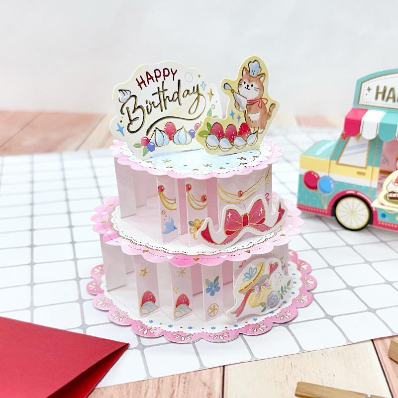 現貨正版 生日立體卡 祝福 祝賀 慶生 立體萬用卡片 萬用卡 祝福卡 卡片 感謝卡 情人卡 生日卡 禮物卡 趣味卡-細節圖9