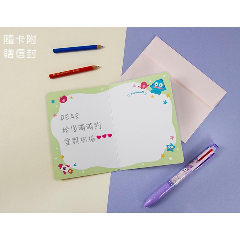 現貨正版 三麗鷗 萬用卡片 人魚漢頓萬用卡 耶卡 聖誕卡 生日卡 祝福卡 邀請 帕恰狗 大耳狗卡片 台灣製-細節圖5