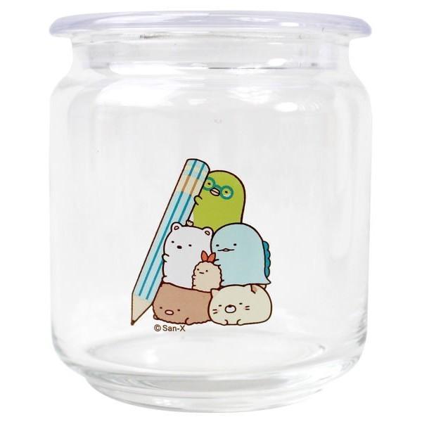 現貨正版 角落小夥伴玻璃食物分裝罐  500ml 角落生物食物收納罐 玻璃密封罐 糖果收納罐 白熊 恐龍 貓咪 炸蝦-細節圖9