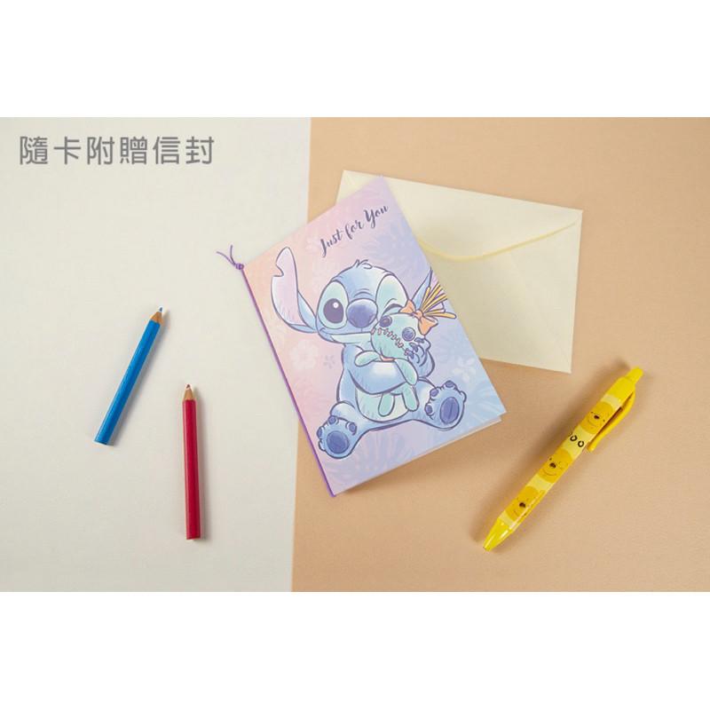 現貨正版 迪士尼 繫繩卡片 萬用卡片 史迪奇 生日卡片 許願卡 聖誕卡 三眼怪 禮物卡 祝福卡片 傳情卡 維尼 奇蒂卡片-細節圖5