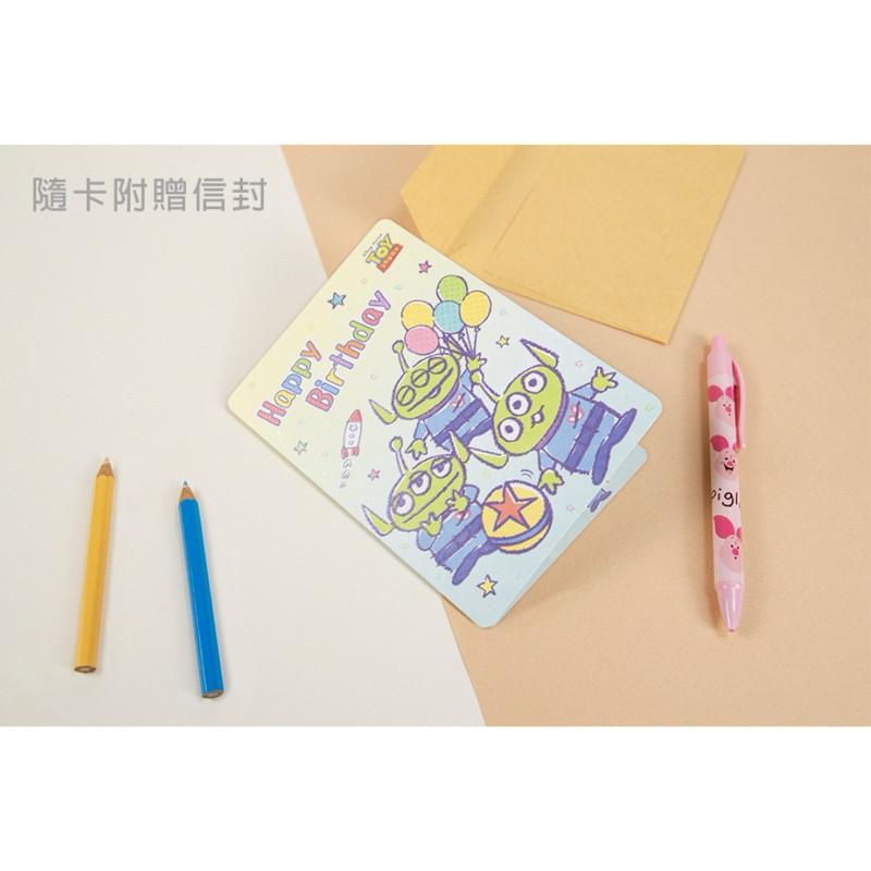 現貨正版 迪士尼 萬用卡片 生日卡片 奇蒂 耶誕卡 聖誕卡 三眼怪禮物卡 福倒翁 祝福卡片 傳情卡 情人卡 邀請卡 維尼-細節圖8