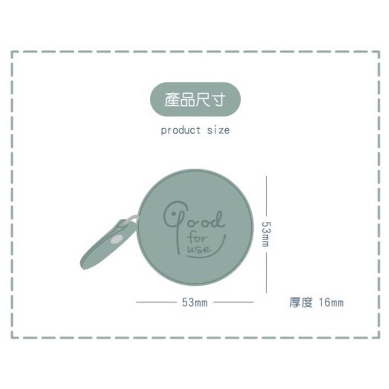 現貨正版 圓形皮革捲尺 便攜皮革圓形捲尺 迷你小捲尺量 三圍腰胸圍 軟尺子 服裝皮尺-細節圖4