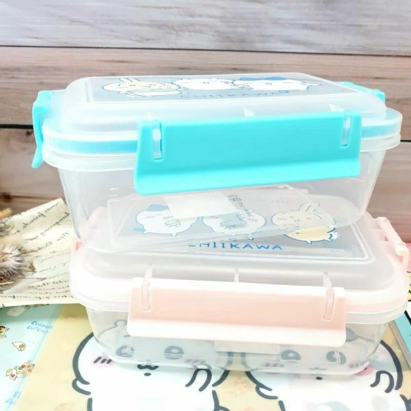現貨正版 吉伊卡哇 鮮扣長方保鮮盒900ml 四面扣環 野餐外出 餐盒 便當盒 烏薩奇 長方型餐盒 小八貓 食物分裝盒-細節圖8