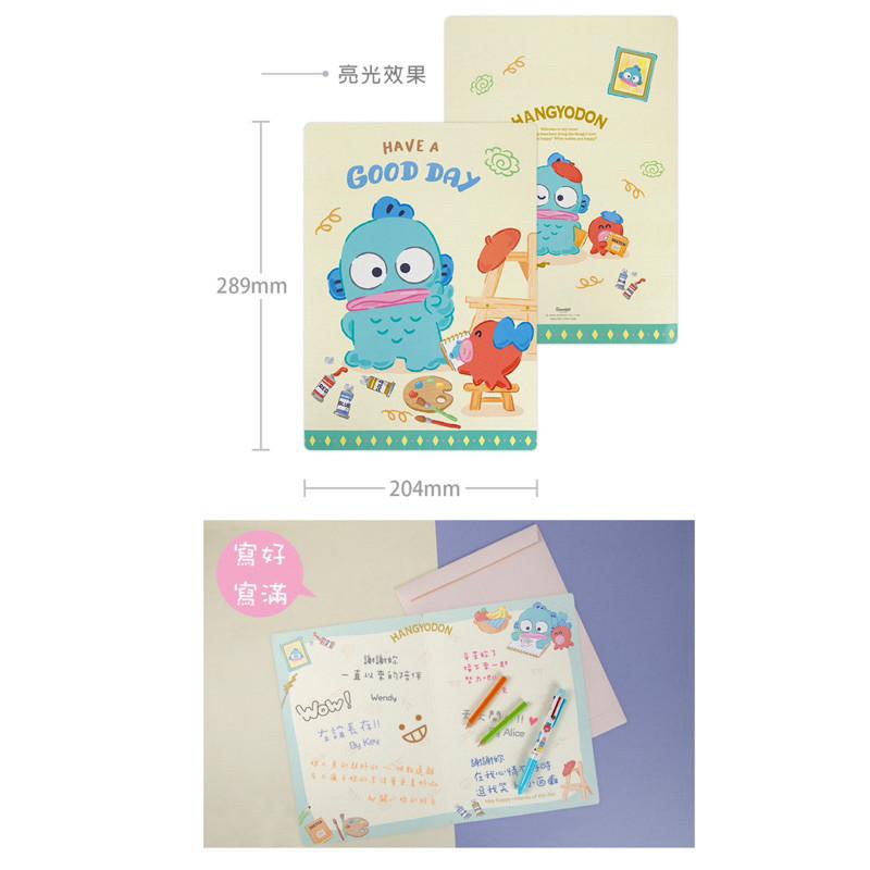 現貨正版 三麗鷗 萬用卡片 A4萬用卡附信封 美樂蒂 大卡片 雙子星 酷洛米感謝卡 人魚漢頓生日卡 祝福卡 邀請卡-細節圖5