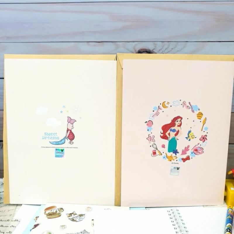 現貨正版 迪士尼 16k大卡 附信封 公主 生日卡 維尼 感謝卡 慶生 祝福卡 大張卡片 謝師卡 心意卡-細節圖7