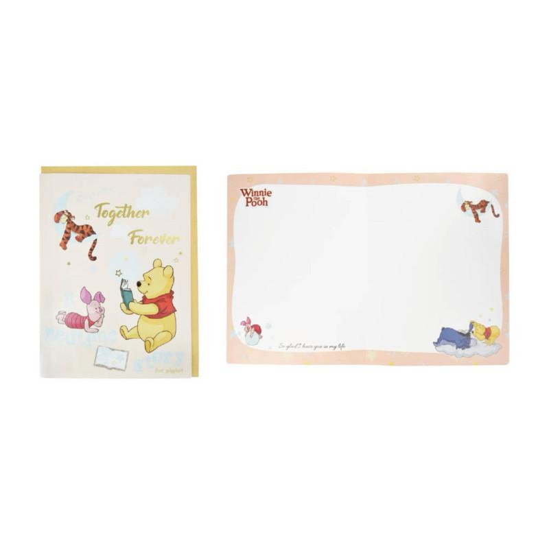 現貨正版 迪士尼 16k大卡 附信封 公主 生日卡 維尼 感謝卡 慶生 祝福卡 大張卡片 謝師卡 心意卡-細節圖8