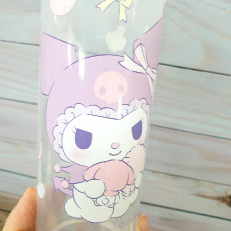 現貨正版 酷洛米 靈巧直飲水壺 (500cc) 三麗鷗 直飲水壺 隨身瓶 彈蓋背帶水壺 500ml 水壺 水瓶 彈蓋水壺-細節圖6