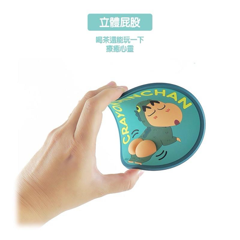 現貨正版 蠟筆小新 隔熱杯墊 屁屁怪獸裝隔熱杯墊 繽紛可愛杯墊 野原新之助 止滑隔熱杯墊 吸水杯墊 杯墊-細節圖5