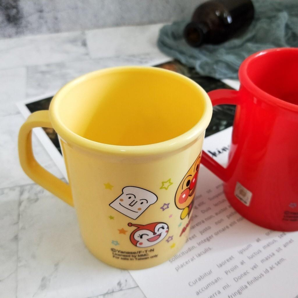 麵包超人圓筒水杯 兒童單耳水杯  300cc 台灣製造 牙刷杯 水杯 漱口杯-細節圖3