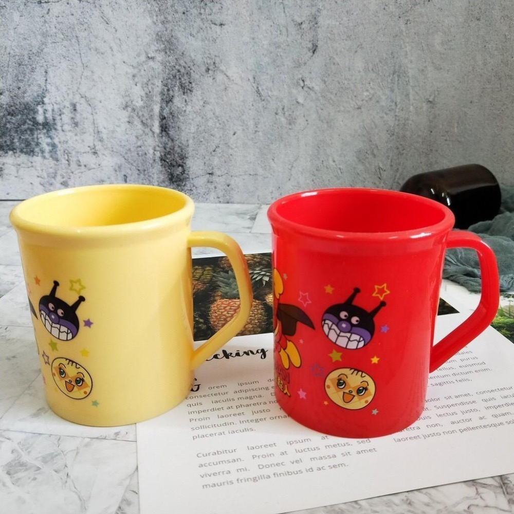 麵包超人圓筒水杯 兒童單耳水杯  300cc 台灣製造 牙刷杯 水杯 漱口杯-細節圖5