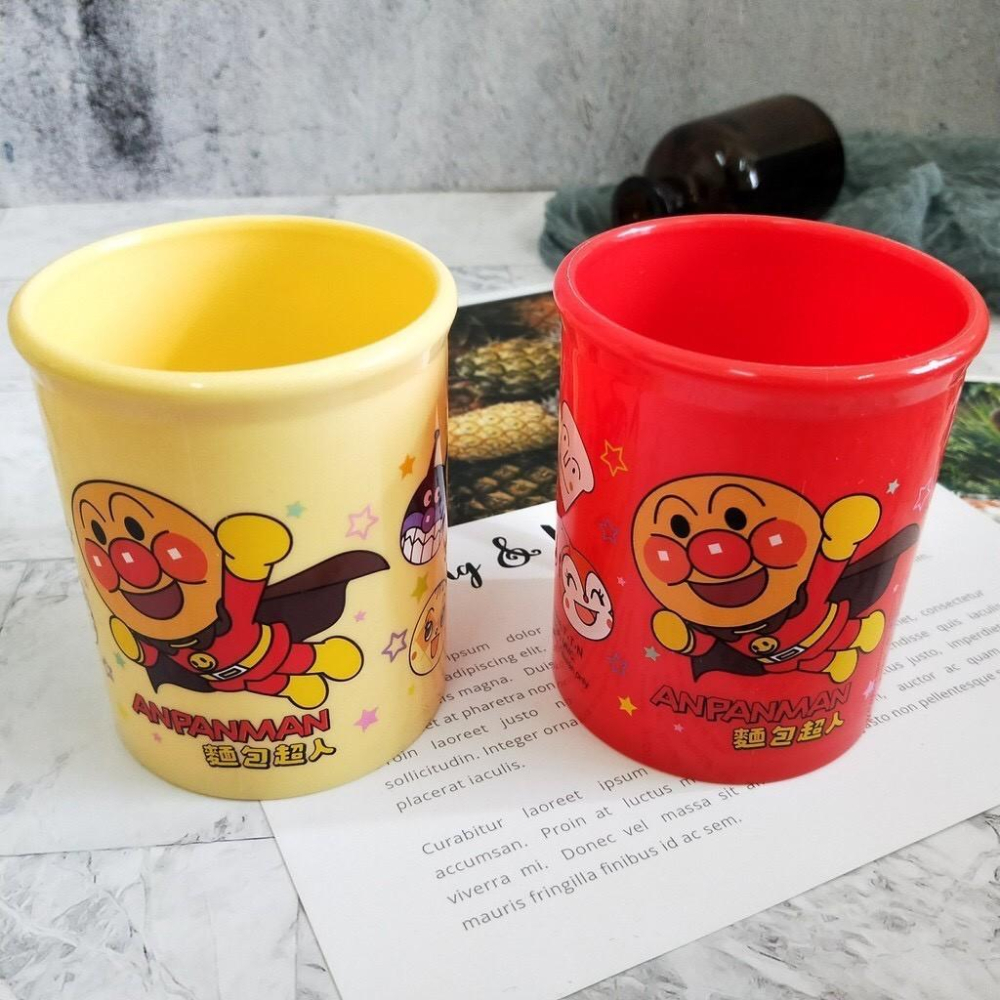 麵包超人圓筒水杯 兒童單耳水杯  300cc 台灣製造 牙刷杯 水杯 漱口杯-細節圖6