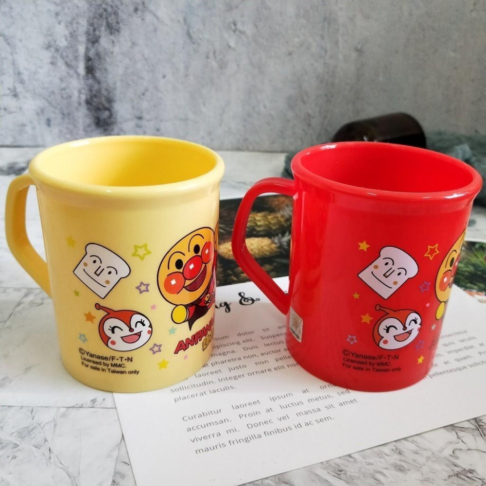 麵包超人圓筒水杯 兒童單耳水杯  300cc 台灣製造 牙刷杯 水杯 漱口杯-細節圖7