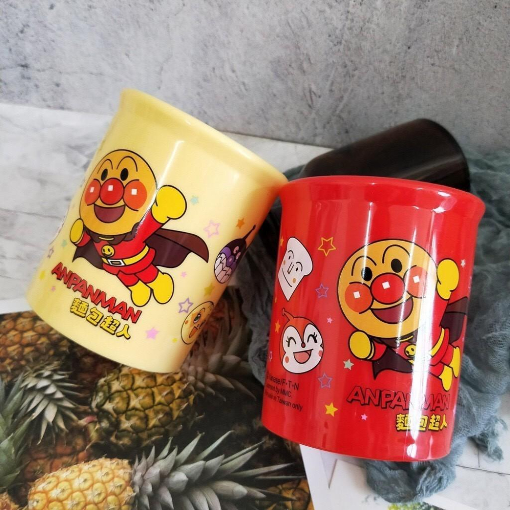 麵包超人圓筒水杯 兒童單耳水杯  300cc 台灣製造 牙刷杯 水杯 漱口杯-細節圖9