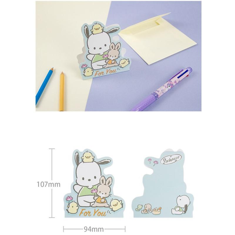 現貨正版 三麗鷗 站立式卡片 人魚漢頓 萬用卡 耶卡 聖誕卡 生日卡 祝福卡 邀請卡美樂蒂 大耳狗 帕恰狗卡片 台灣製-細節圖9