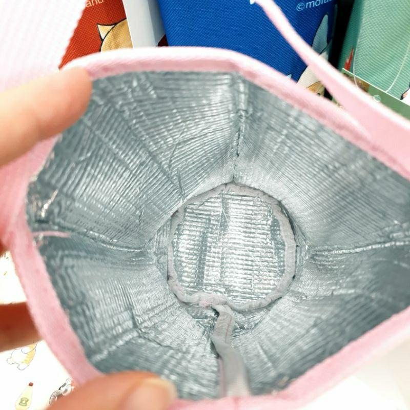 現貨正版 貓福珊迪 圓筒水壺袋 飲料保冷袋 水壺袋 冰霸杯袋 圓筒保溫手提袋 保冷手搖飲料提袋 鯊魚貓 保溫保冷小提袋-細節圖3