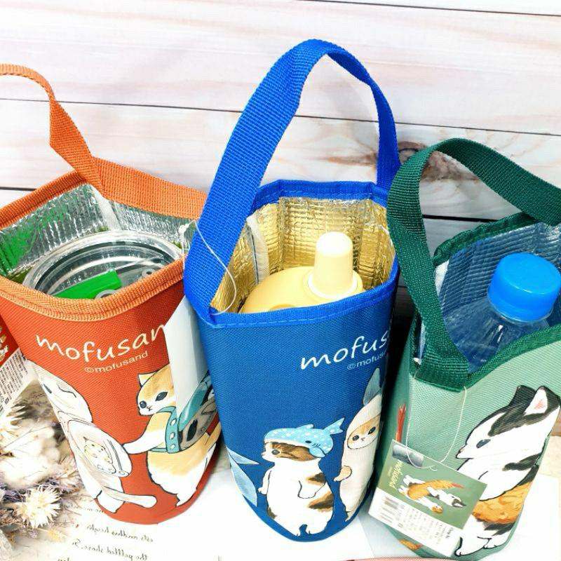 現貨正版 貓福珊迪 圓筒水壺袋 飲料保冷袋 水壺袋 冰霸杯袋 圓筒保溫手提袋 保冷手搖飲料提袋 鯊魚貓 保溫保冷小提袋-細節圖9