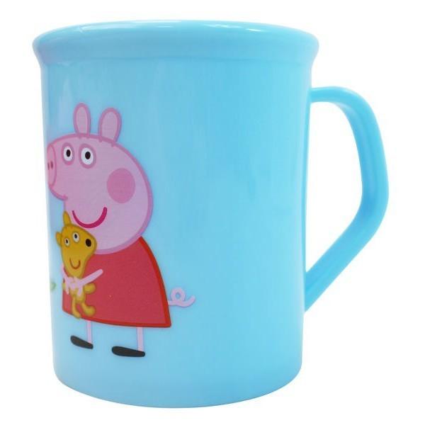 現貨正版 佩佩豬 單耳水杯 粉紅豬小妹牙刷杯 peppa pig漱口杯 兒童水杯 學習杯 卡通水杯  台灣製-細節圖2