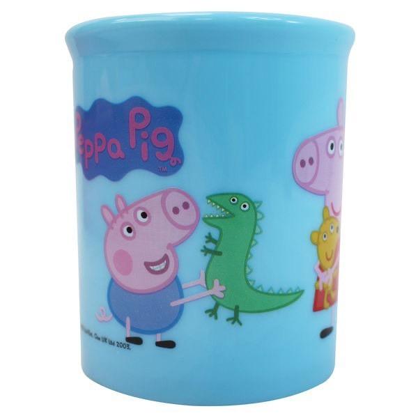 現貨正版 佩佩豬 單耳水杯 粉紅豬小妹牙刷杯 peppa pig漱口杯 兒童水杯 學習杯 卡通水杯  台灣製-細節圖4