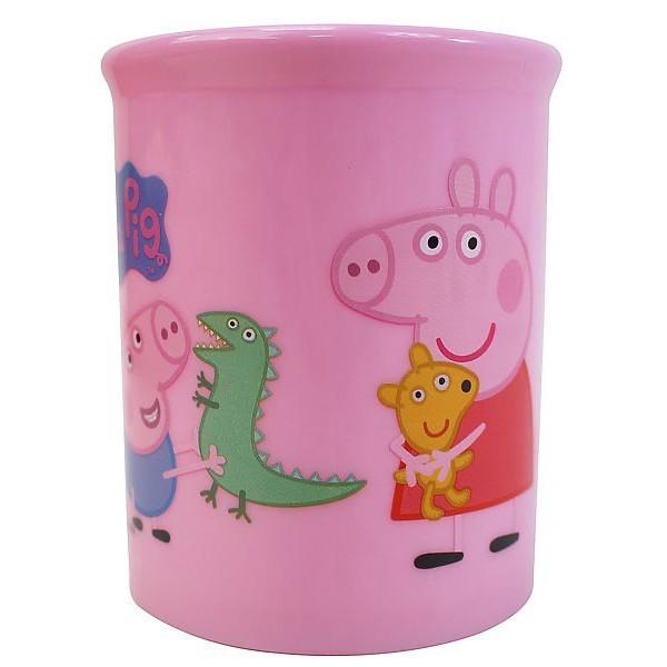 現貨正版 佩佩豬 單耳水杯 粉紅豬小妹牙刷杯 peppa pig漱口杯 兒童水杯 學習杯 卡通水杯  台灣製-細節圖7