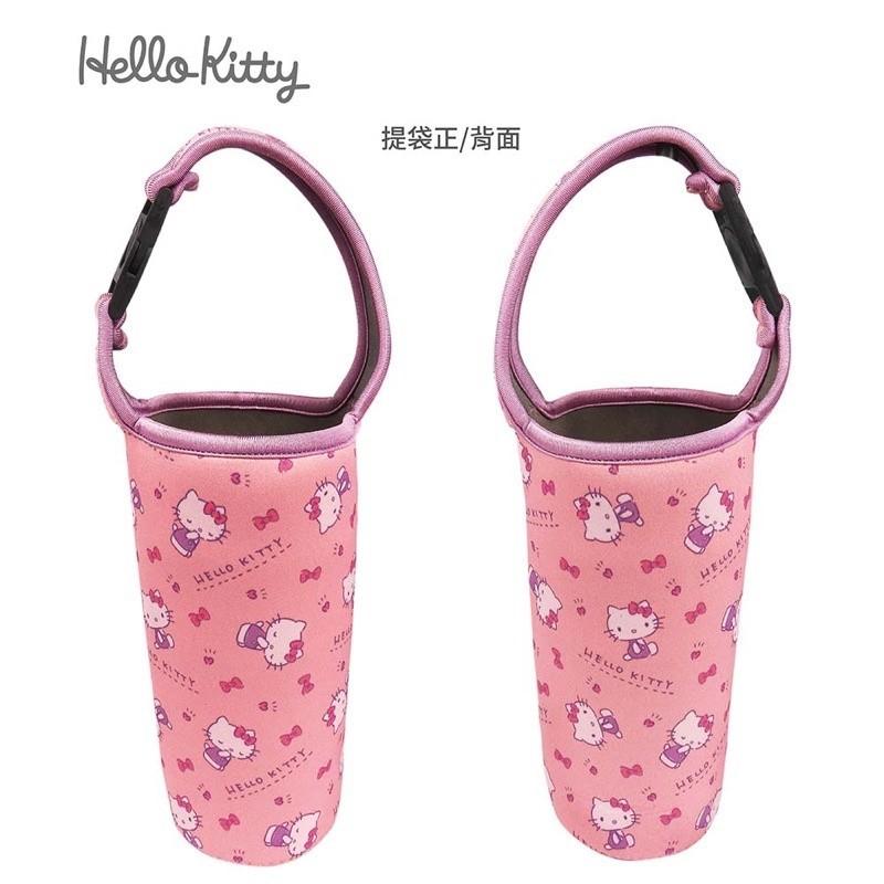 現貨正版 Hello Kitty 不鏽鋼冰杯提袋組 三麗鷗冰霸杯 不鏽鋼保溫杯 便攜隨行杯 雙飲環保杯 大容量850ml-細節圖6