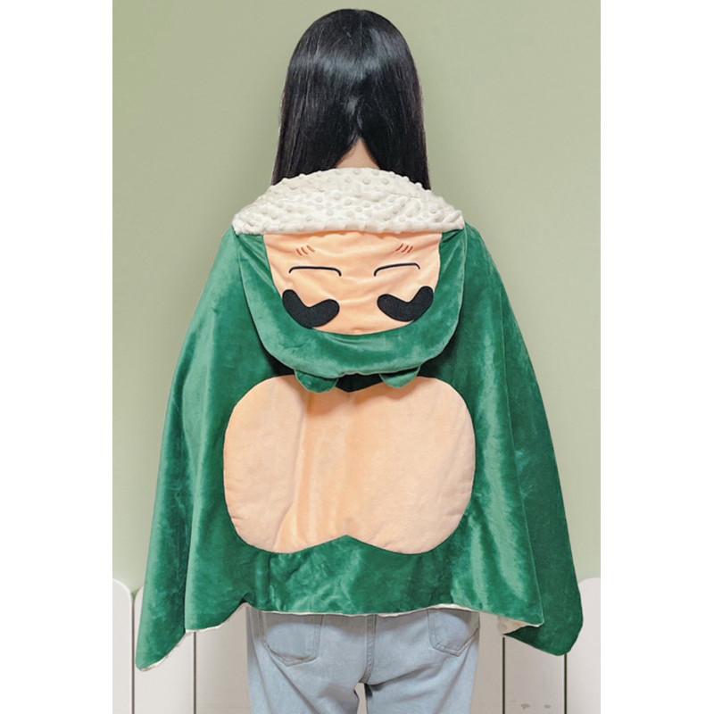 現貨正版 蠟筆小新 隨身毯 屁屁怪獸 毛毯 懶人毯 冷氣毯 蓋毯 披肩 毯子 保暖毯 午睡毯 空調毯 法蘭絨沙發毯 披肩-細節圖2