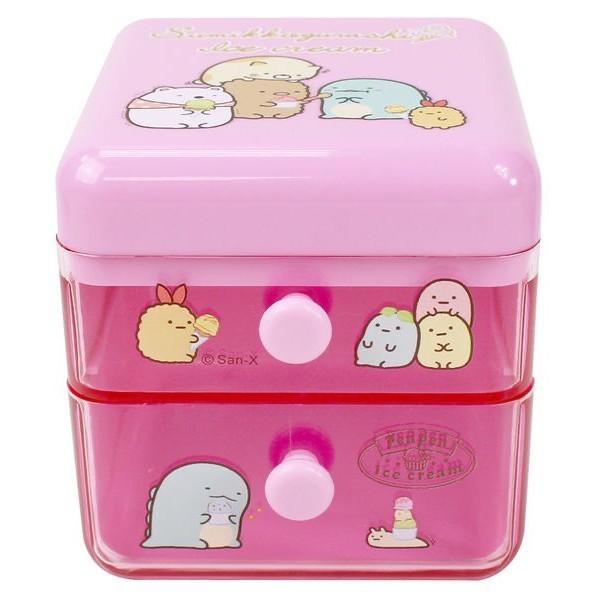 現貨正版 角落小夥伴掀蓋兩抽置物盒 角落生物 置物盒 收納盒  盒子 收納盒 雙層 桌面收納  恐龍 塑膠盒 收納-細節圖5