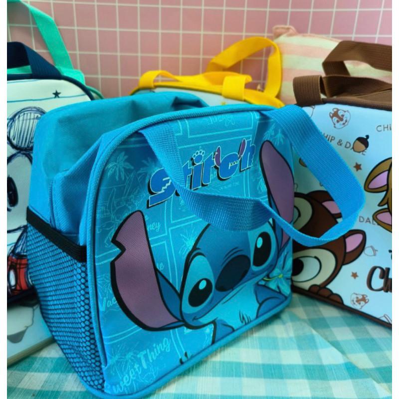 現貨正版 迪士尼 便當袋 迪士尼便當提袋 公主午餐袋 提袋 水壺 兒童餐袋 愛麗絲 米妮 餐具袋 米奇 奇奇蒂蒂 維尼-細節圖3