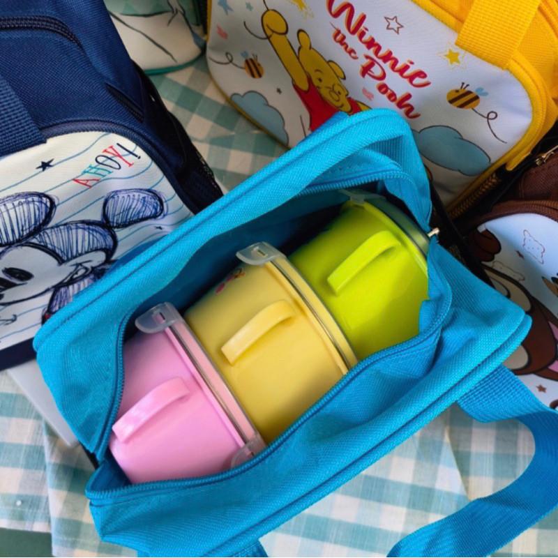 現貨正版 迪士尼 便當袋 迪士尼便當提袋 公主午餐袋 提袋 水壺 兒童餐袋 愛麗絲 米妮 餐具袋 米奇 奇奇蒂蒂 維尼-細節圖4