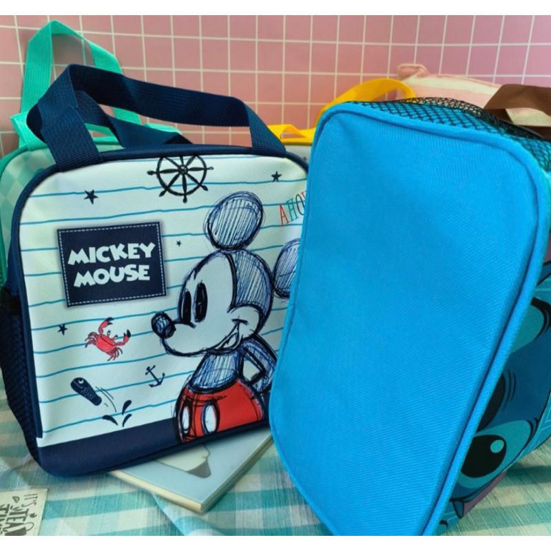 現貨正版 迪士尼 便當袋 迪士尼便當提袋 公主午餐袋 提袋 水壺 兒童餐袋 愛麗絲 米妮 餐具袋 米奇 奇奇蒂蒂 維尼-細節圖5
