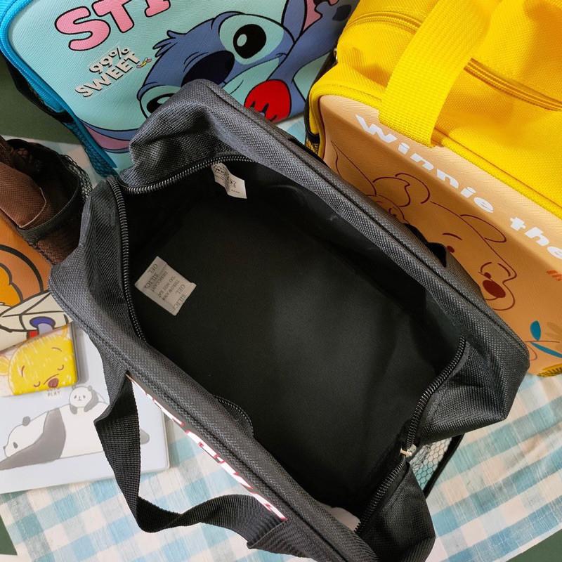 現貨正版 迪士尼 便當袋 迪士尼便當提袋 公主午餐袋 提袋 水壺 兒童餐袋 愛麗絲 米妮 餐具袋 米奇 奇奇蒂蒂 維尼-細節圖7