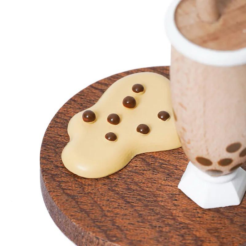 現貨正版 台灣小吃 木擺飾 車輪餅 米血糕 小籠包 珍珠奶茶 芒果冰 雞排 擺飾 飾品 裝飾品-細節圖9