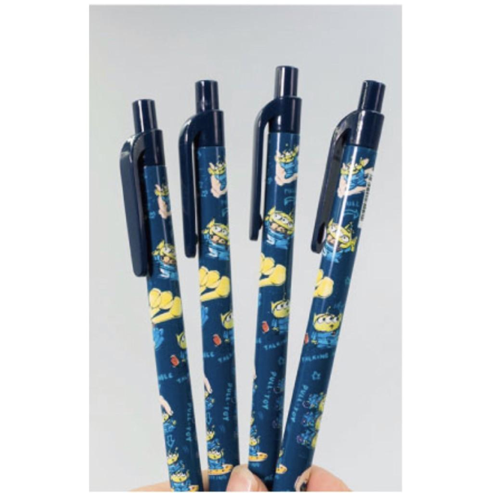 現貨正版 迪士尼自動中油筆 玩具總動員原子筆 藍墨水 台灣製 三眼怪原子筆 巴斯光年中性筆 好寫滑溜-細節圖5
