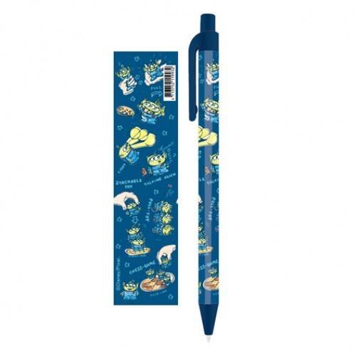 現貨正版 迪士尼自動中油筆 玩具總動員原子筆 藍墨水 台灣製 三眼怪原子筆 巴斯光年中性筆 好寫滑溜-細節圖7