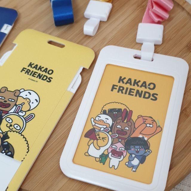 現貨正版 KAKAO FRIENDS超萌票卡 硬殼推合式票卡夾 RYAN 悠遊卡門禁卡 工作證件卡夾 APEACH卡套-細節圖3