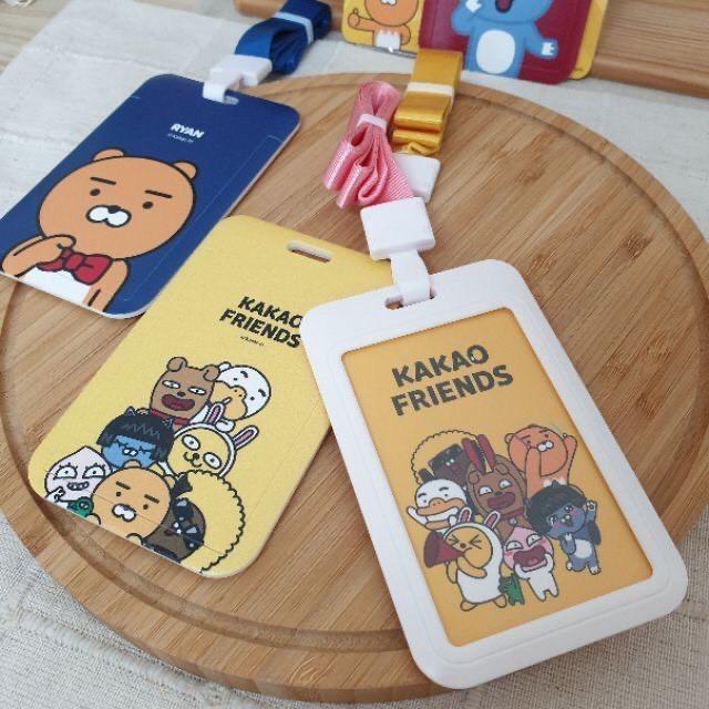 現貨正版 KAKAO FRIENDS超萌票卡 硬殼推合式票卡夾 RYAN 悠遊卡門禁卡 工作證件卡夾 APEACH卡套-細節圖4