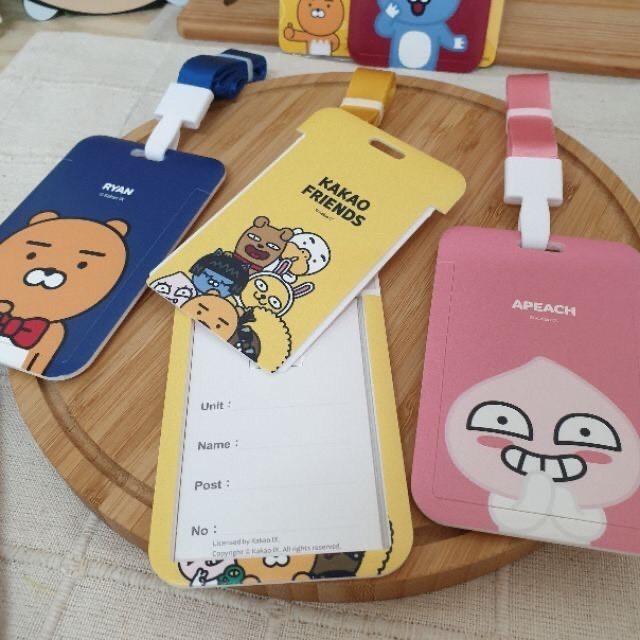 現貨正版 KAKAO FRIENDS超萌票卡 硬殼推合式票卡夾 RYAN 悠遊卡門禁卡 工作證件卡夾 APEACH卡套-細節圖5
