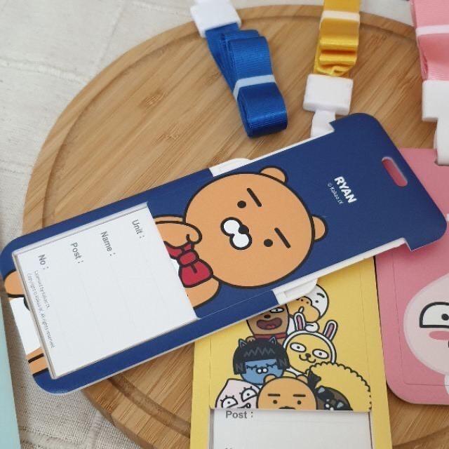 現貨正版 KAKAO FRIENDS超萌票卡 硬殼推合式票卡夾 RYAN 悠遊卡門禁卡 工作證件卡夾 APEACH卡套-細節圖7