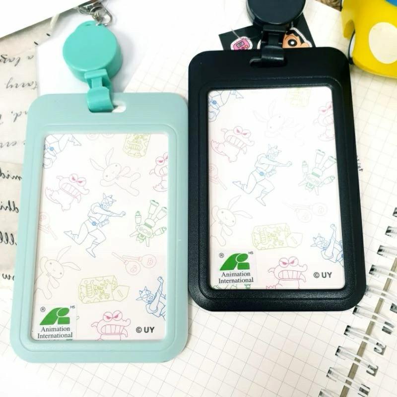 現貨正版 蠟筆小新 伸縮滑蓋證件套 伸縮硬殼證件夾 小新識別證卡夾 野原新之助 鑰匙圈-細節圖5