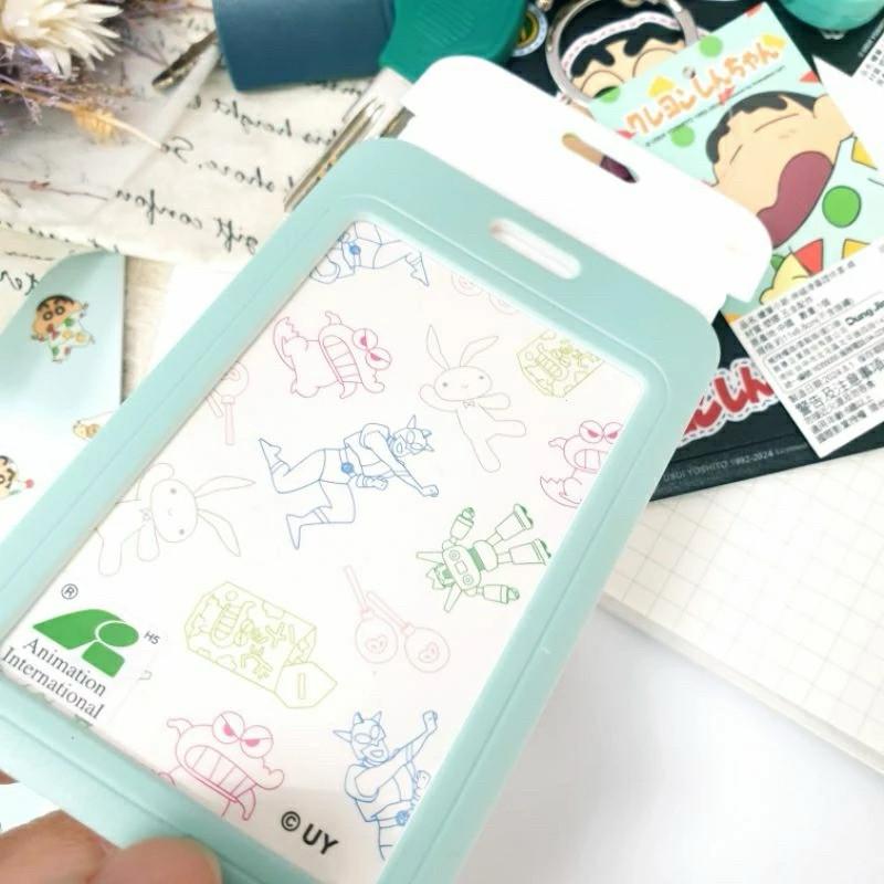 現貨正版 蠟筆小新 伸縮滑蓋證件套 伸縮硬殼證件夾 小新識別證卡夾 野原新之助 鑰匙圈-細節圖7