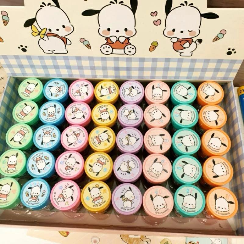 現貨正版 帕恰狗 可愛印章 超棒 Good 貼心 優秀 用心 GO A+ 獎勵印章 Ok 手帳印章 三麗鷗 自來印章-細節圖3