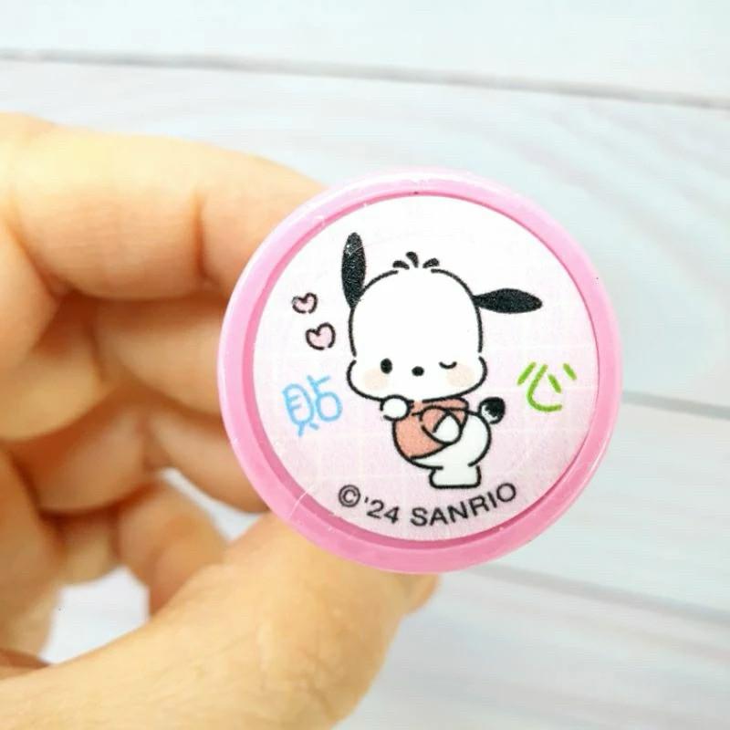 現貨正版 帕恰狗 可愛印章 超棒 Good 貼心 優秀 用心 GO A+ 獎勵印章 Ok 手帳印章 三麗鷗 自來印章-細節圖5