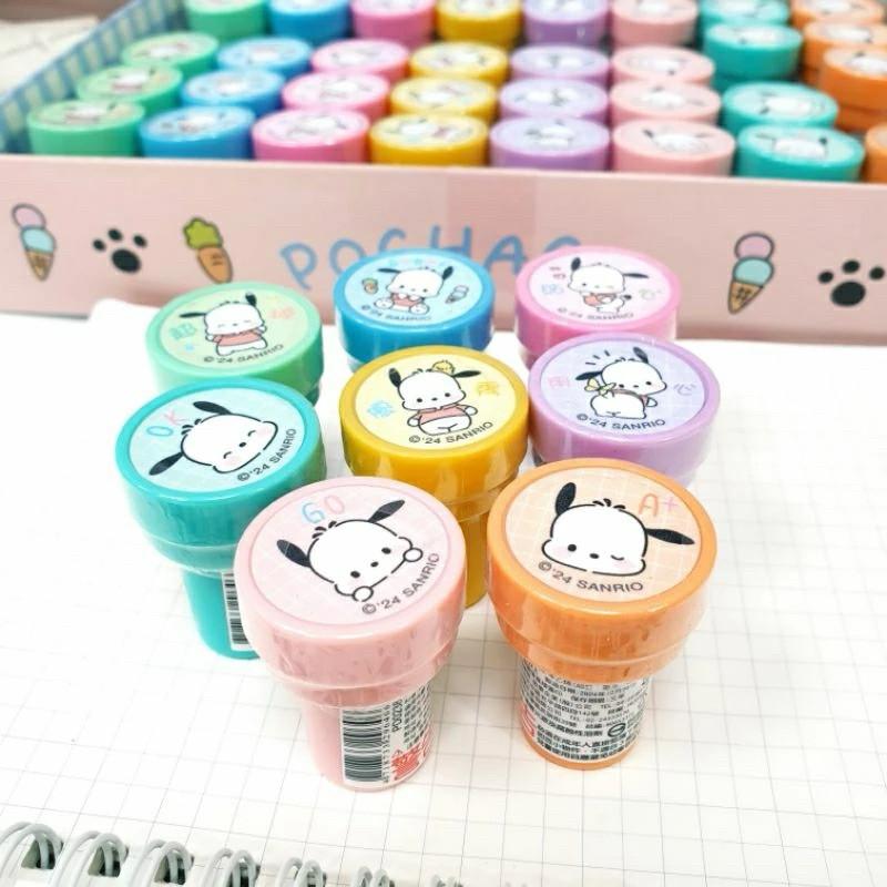 現貨正版 帕恰狗 可愛印章 超棒 Good 貼心 優秀 用心 GO A+ 獎勵印章 Ok 手帳印章 三麗鷗 自來印章-細節圖7